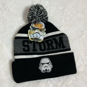 Star Wars Black and Gray Stormtrooper Knit Hat